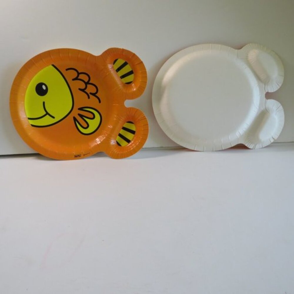 GOLDFISH  ZOO PALS  Hefty paper plate (1 item) AUTHENIC original 2000s